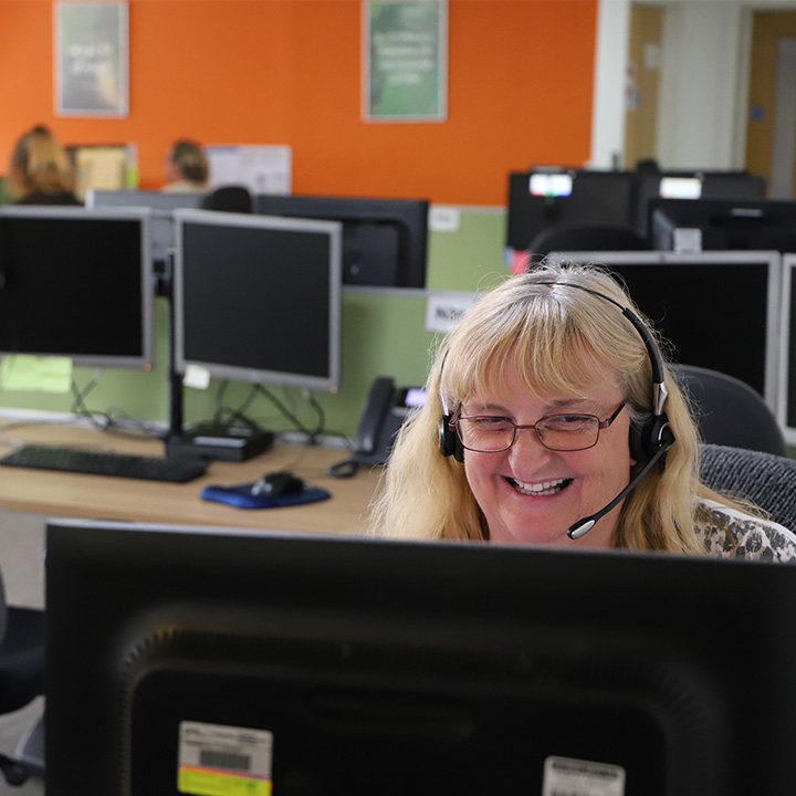 Bournemouth water customer service team answering calls