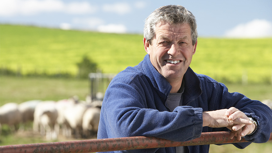 Farmer in bournemouth working with bournemouth water