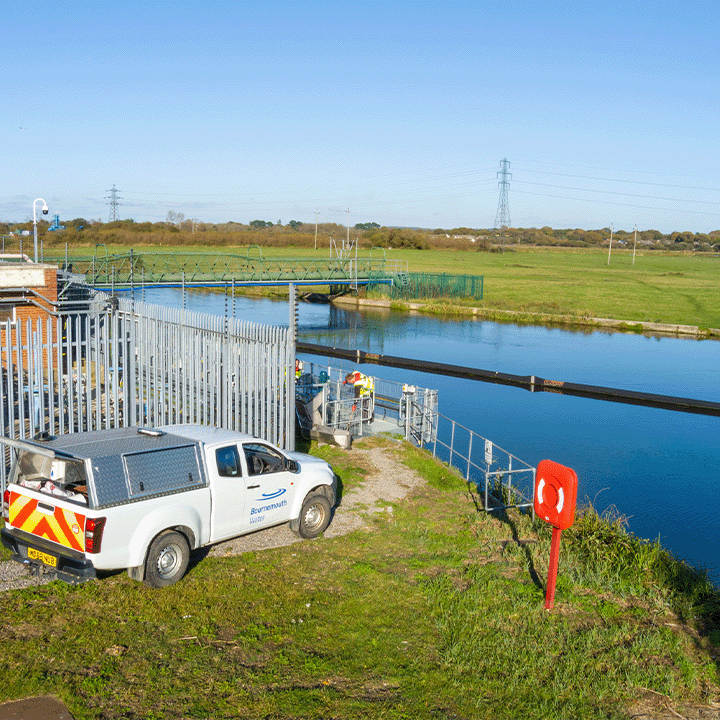 Bournemouth water treatment works van